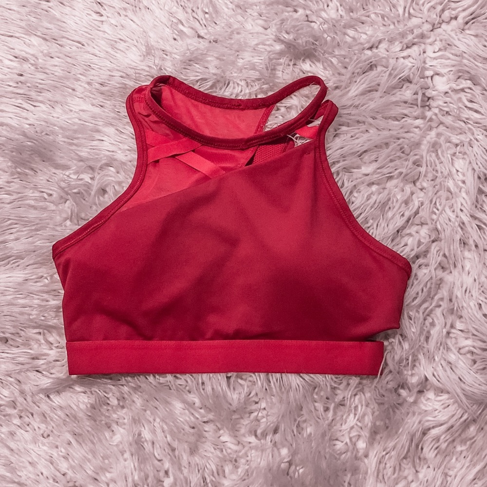 NIKE SWOOSH HIGH NECK SPORTS BRA SMALL